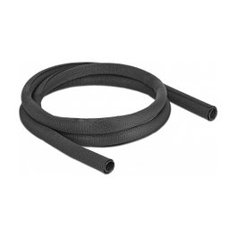 DeLOCK 19181 Manga tejida de cierre automático 2 m x 25 mm negro