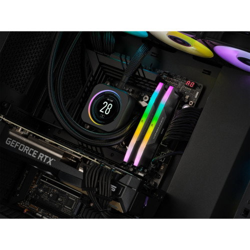 Corsair CMH32GX5M2E6000C36 32 GB (2x16 GB) DDR5 6000 MHz CL36 Vengeance RGB Módulo de Memoria para PC
