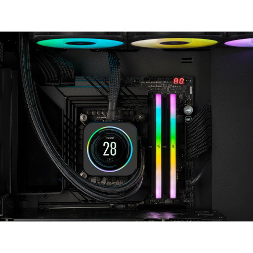 Corsair CMH32GX5M2E6000C36 32 GB (2x16 GB) DDR5 6000 MHz CL36 Vengeance RGB Módulo de Memoria para PC