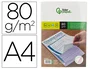 Liderpapel Papel Autocopiativo DIN A4 Prealzado Blanco y Rosa 80 g 500 Hojas