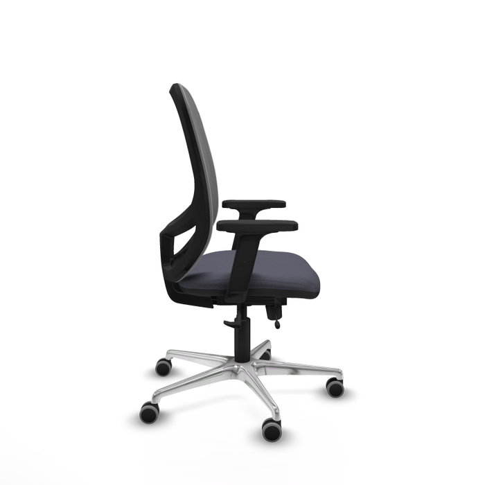 PIQUERAS Y CRESPO Silla de oficina Cilanco con mecanismo Sincro/Traslack, Gris
