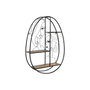 DKD Home Decor Estantería de Pared Chicas Negro y Natural