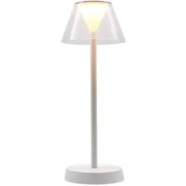 Lumisky BEVERLY WHITE Lámpara de Mesa Inalámbrica LED Blanco Cálido H34 cm