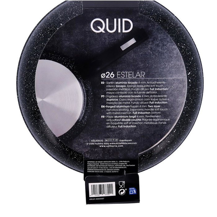 Sartén Aluminio Forjado Estelar Quid 26 cm (6 Unidades)
