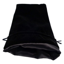 FanRoll Bolsa para Dados Velvet Black with Black Satin Large