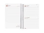 Finocam Agenda E5-117x181 mm 1Dp Tapa Pp Rojo 2026 Espiral