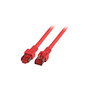 EFB Elektronik EFB RJ45 Patchkabel S/FTP Cat.6A LSZH 0.15m rojo para 5 Gigabit Ethernet