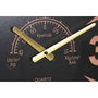 DKD Home Decor Reloj de Pared Hélice de Avión Plateado y Dorado