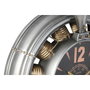 DKD Home Decor Reloj de Pared Hélice de Avión Plateado y Dorado