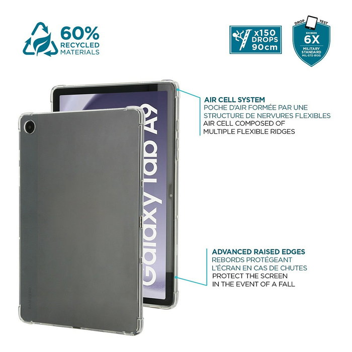Mobilis R Series Funda para Galaxy Tab A9 8.7'' Transparente Mobilis R Series Funda para Galaxy Tab A9 8.7'' Transparente
