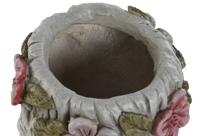 Macetero Shabby DKD Home Decor Gris Claro Multicolor 21 x 31 x 22 cm (4 Unidades)