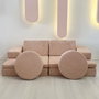 Atelier Del Sofa Sofá Cama 2 Plazas Rosa 140cm