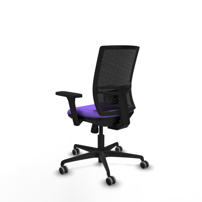 PIQUERAS Y CRESPO Silla de oficina Yunquera con Mecanismo Sincro, Lila y Negro PIQUERAS Y CRESPO Silla de oficina Yunquera con Mecanismo Sincro, Lila y Negro
