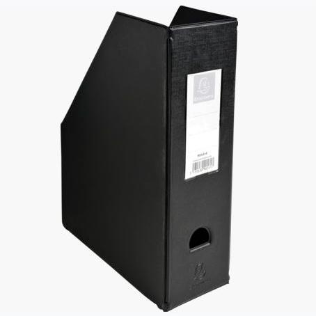Exacompta Revistero Lomo 100 mm A4 Negro Carton Forrado De Plastico Pp Exacompta Revistero Lomo 100 mm A4 Negro Carton Forrado De Plastico Pp