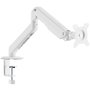 Aisens Soporte de Mesa DT32TSR-435 con Contrapeso para Monitor/TV de 17 a 32 Pulgadas, Giratorio -90º/+90º e Inclinable -45º/+90º, Hasta 9kg, Blanco