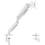 Aisens Soporte de Mesa DT32TSR-435 con Contrapeso para Monitor/TV de 17 a 32 Pulgadas, Giratorio -90º/+90º e Inclinable -45º/+90º, Hasta 9kg, Blanco