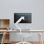 Aisens Soporte de Mesa DT32TSR-435 con Contrapeso para Monitor/TV de 17 a 32 Pulgadas, Giratorio -90º/+90º e Inclinable -45º/+90º, Hasta 9kg, Blanco