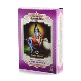 Radhe Shyam Tratamiento Capilar Flor de Loto 100g - Fortalece e Hidrata el Cabello