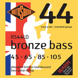Juego de Cuerdas Rotosound para Bajo Acústico Bronce 45-105