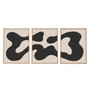 Wallity Huhu199 Cuadro Decorativo Enmarcado MDF (3 Piezas) 50 x 70 cm