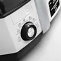 Delonghi FH1396/1 MultiFry Freidora sin Aceite Extra Chef Blanco/Negro con Pantalla Digital y 7 Recetas Preprogramadas
