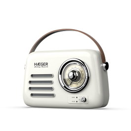 Haeger RB-CRE.003A Radio Portátil Analógica Crema de color