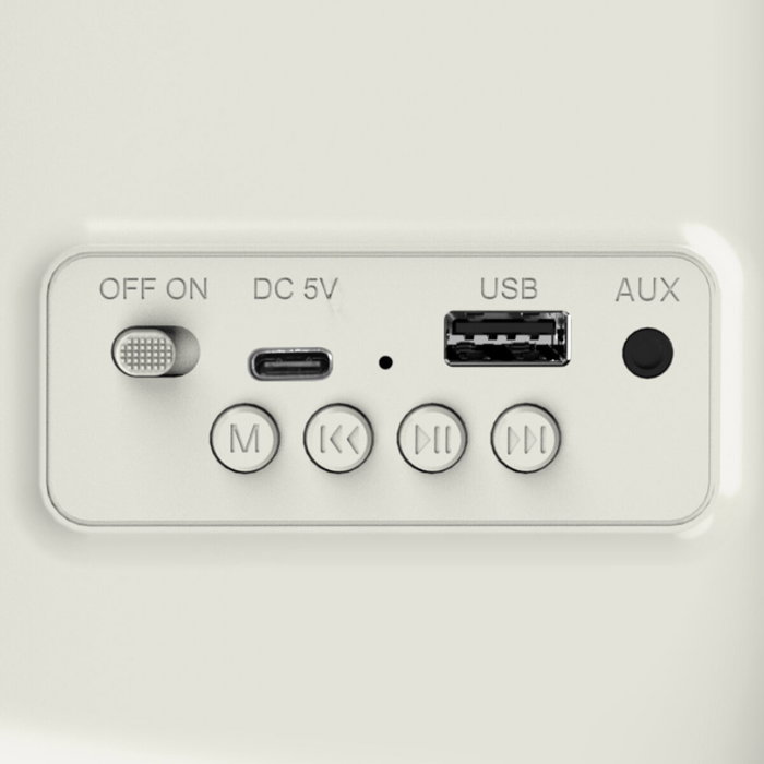 Haeger RB-CRE.003A Radio Portátil Analógica Crema de color
