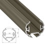 Perfil de aluminio tipo COSMO 2,02M - Bruto
