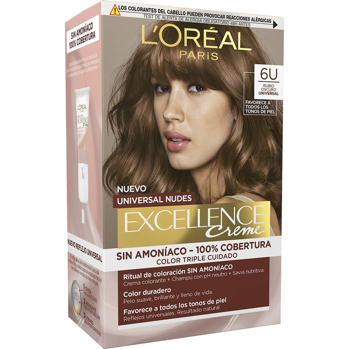 L'Oréal Paris EXCELLENCE NUDES 6u-dark blonde
