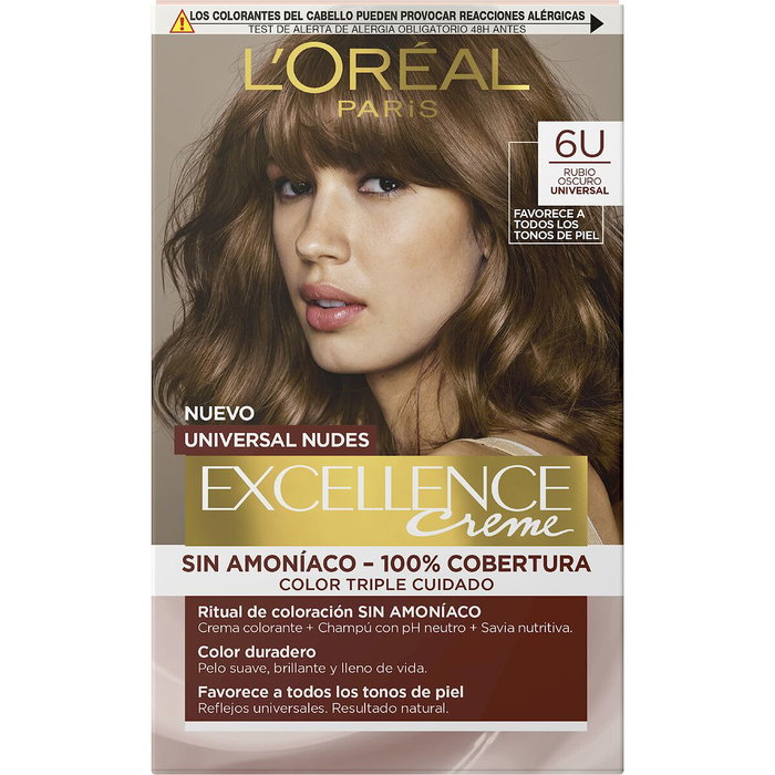 L'Oréal Paris EXCELLENCE NUDES 6u-dark blonde
