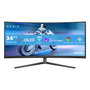 Philips Evnia 34M2C6500/00 Monitor Curvo QD-OLED 34 pulgadas WQHD
