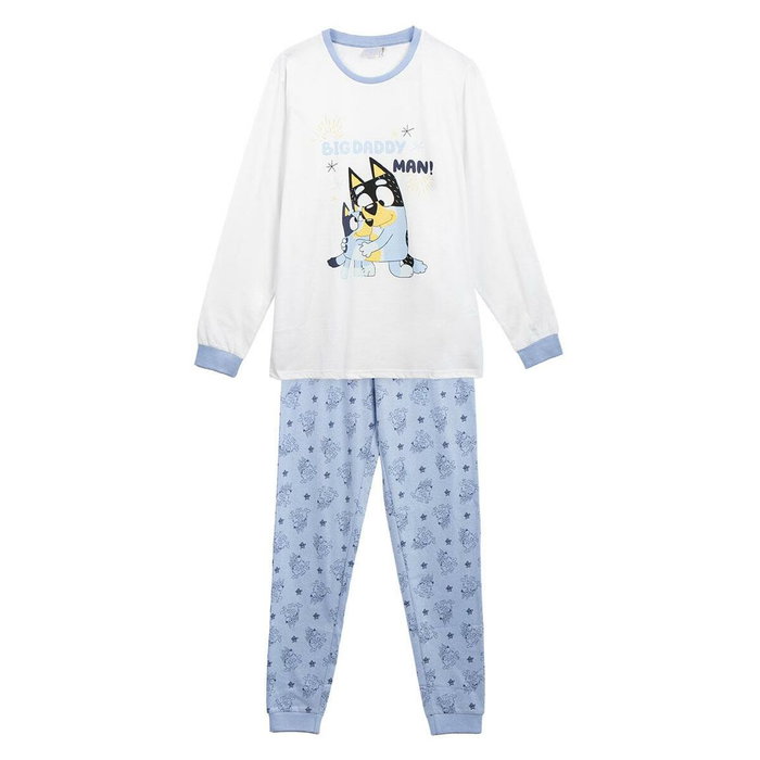 Cerdá Pijama Largo Single Jersey Bluey Azul Talla L Cerdá Pijama Largo Single Jersey Bluey Azul Talla L