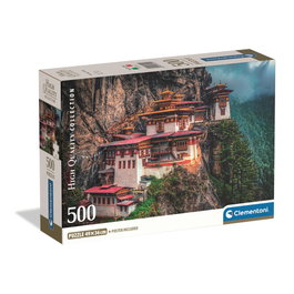 CLEMENTONI Puzzle The Tiger's Nest 500 Piezas, Tamaño montado 69x50 cm