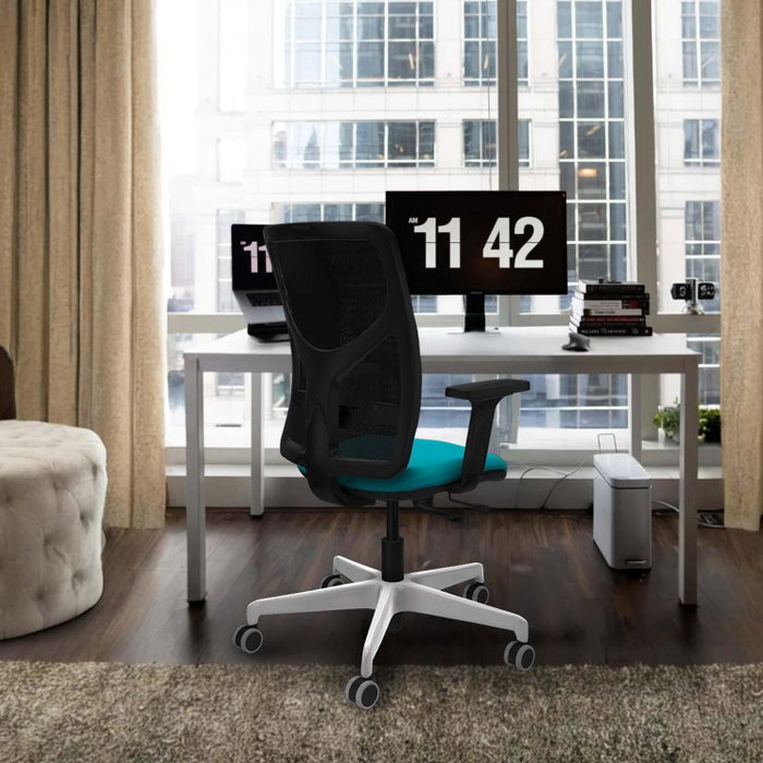 PIQUERAS Y CRESPO Silla de oficina Motilla con mecanismo Sincro/Traslack Gris