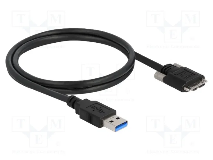 DeLOCK Cable USB 3.0 Tipo A a Micro-B con tornillos 1 m DeLOCK Cable USB 3.0 Tipo A a Micro-B con tornillos 1 m