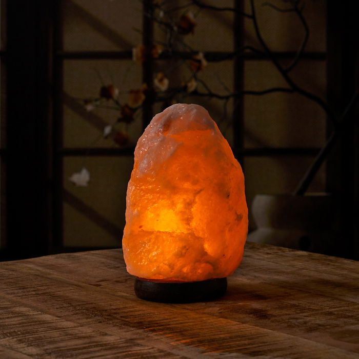 Home Deco Factory Lámpara De Sal Colección Natural