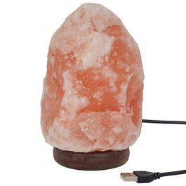 Home Deco Factory Lámpara De Sal Colección Natural