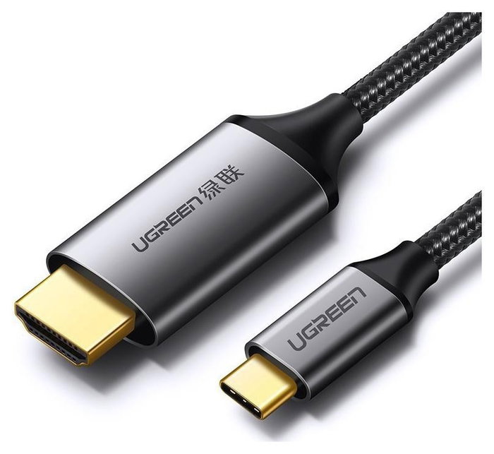 Ugreen Cable Adaptador USB-C a HDMI 1,5m Negro Ugreen Cable Adaptador USB-C a HDMI 1,5m Negro