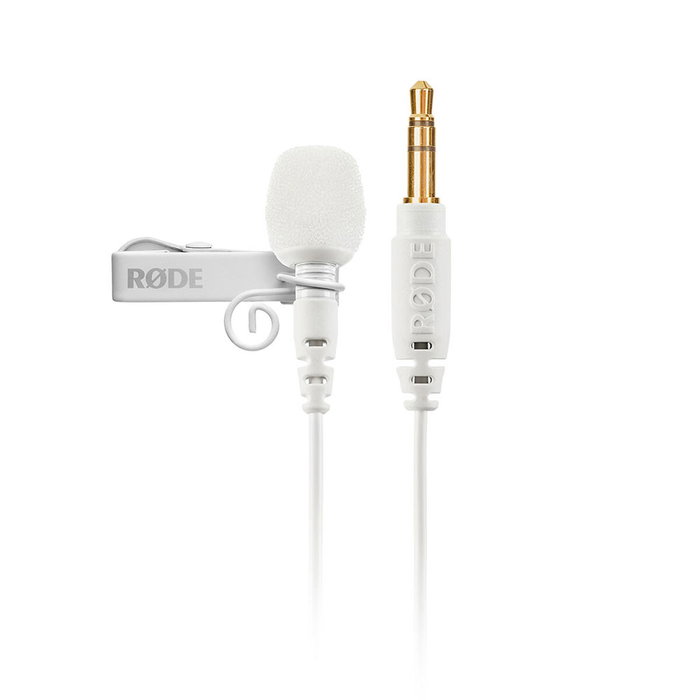Rode Micrófono de Solapa Lavalier GO Blanco Omnidireccional 3.5mm TRS Cable Reforzado Profesional Discreto Rode Micrófono de Solapa Lavalier GO Blanco Omnidireccional 3.5mm TRS Cable Reforzado Profesional Discreto