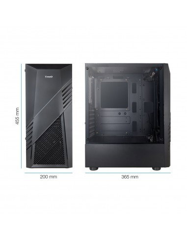 Tooq TQGCC102-B BIOHAZARD Caja Semitorre Gaming Negra Tooq TQGCC102-B BIOHAZARD Caja Semitorre Gaming Negra
