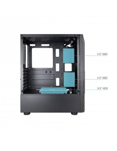 Tooq TQGCC102-B BIOHAZARD Caja Semitorre Gaming Negra Tooq TQGCC102-B BIOHAZARD Caja Semitorre Gaming Negra