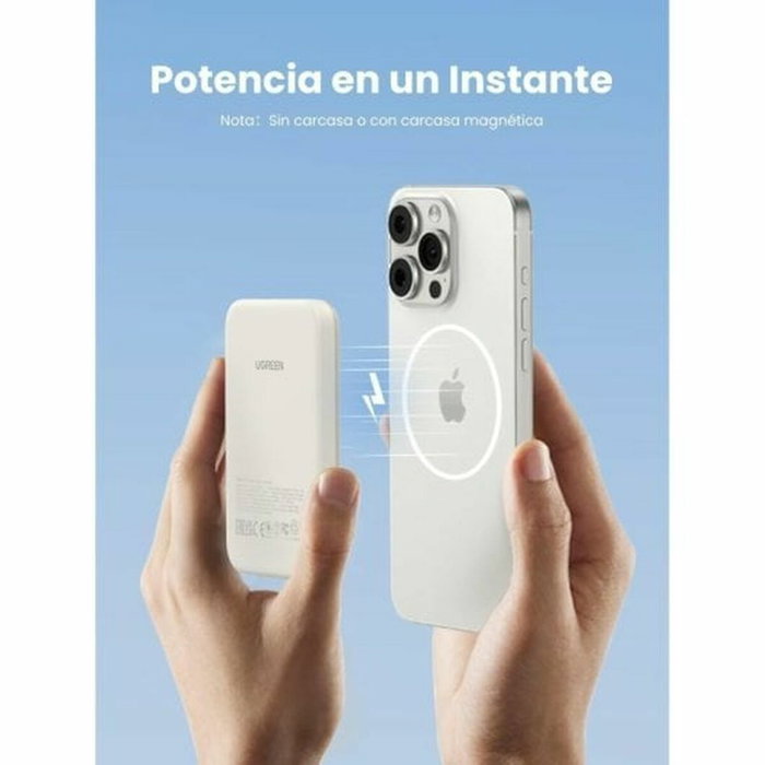 Ugreen 25207 Batería Externa Magnética 5000 mAh 15W Negro