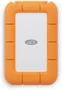 LaCie STMF500400 SSD Externo 500 GB USB-C USB 3.2 Gen 2x2 Resistente al Agua y Polvo, Color Gris y Naranja, Velocidad de Lectura 2000 MB/s