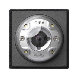 GIRA TX44 (WG UP) Cámara de Color Antracita para Estación de Puerta
