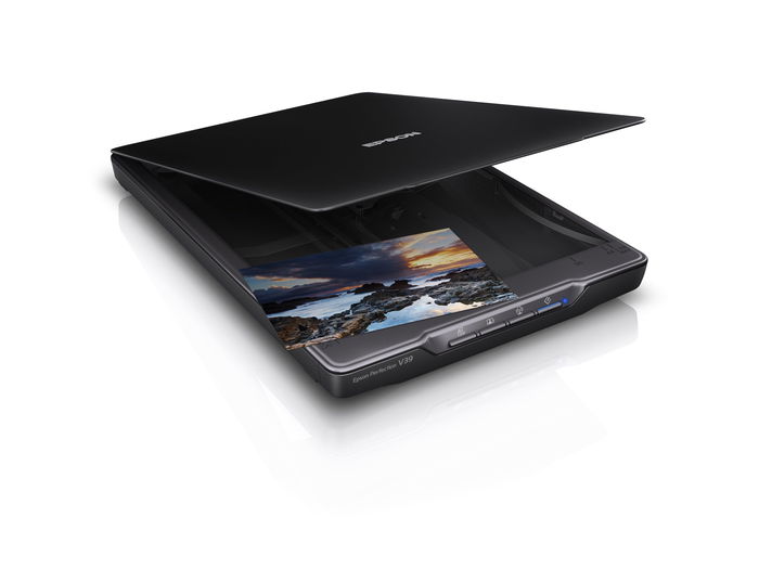Epson Escáner Plano Perfection V39 II - Escáner Fotográfico y de Documentos, Alta Resolución 4800 ppp, Formato A4, USB