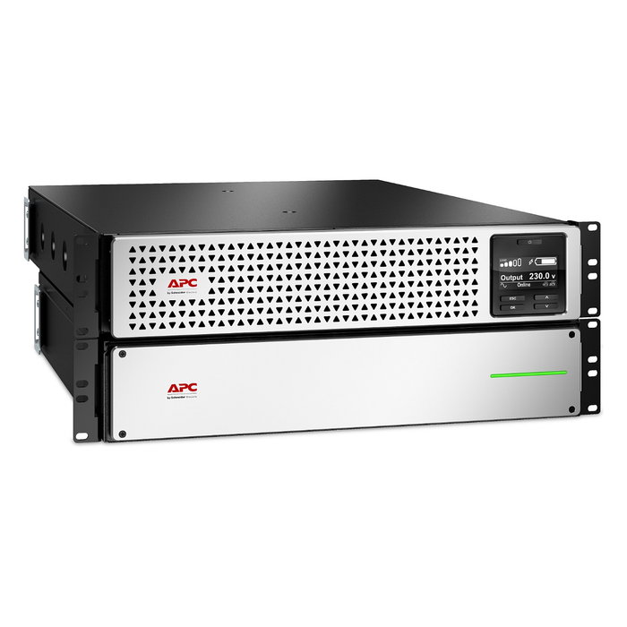 APC SRTL3000RM4UXLI Smart-UPS On-Line, SAI Doble Conversión 3 kVA / 2700 W, Montaje Rack 4U, Batería de Iones de Litio, 230V, 8 Salidas