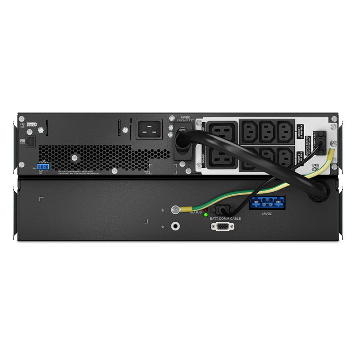 APC SRTL3000RM4UXLI Smart-UPS On-Line, SAI Doble Conversión 3 kVA / 2700 W, Montaje Rack 4U, Batería de Iones de Litio, 230V, 8 Salidas