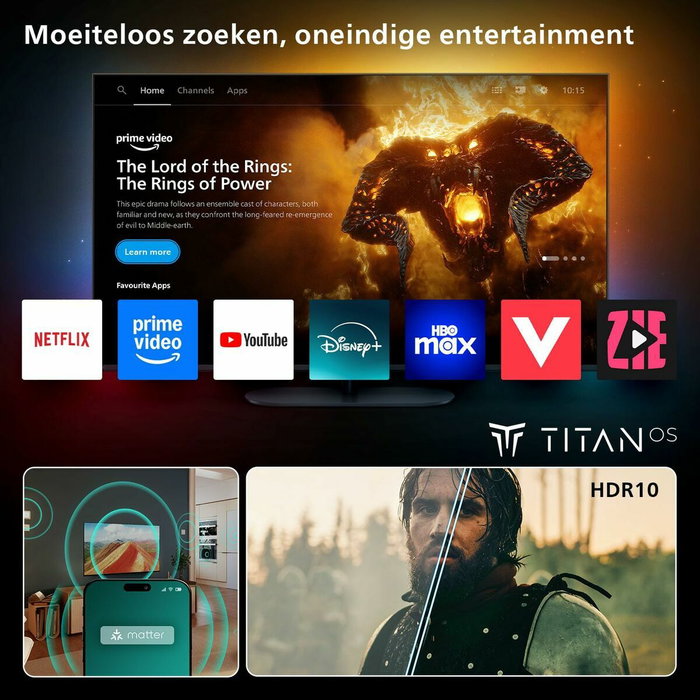Philips 32PFS6000/12 Smart TV 32 Pulgadas Full HD HDR Negro