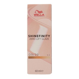 Wella Shinefinity 07/0 Rubio Natural Color Demi-Permanente 60ml con Acabado Brillante