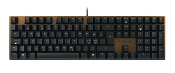 Cherry KC 200 MX Teclado Mecánico QWERTY Nórdico Negro, Bronce